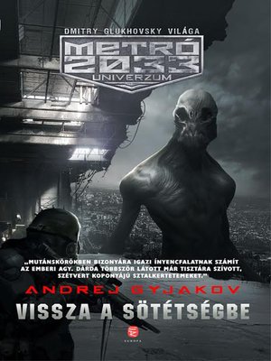 cover image of Vissza a sötétségbe